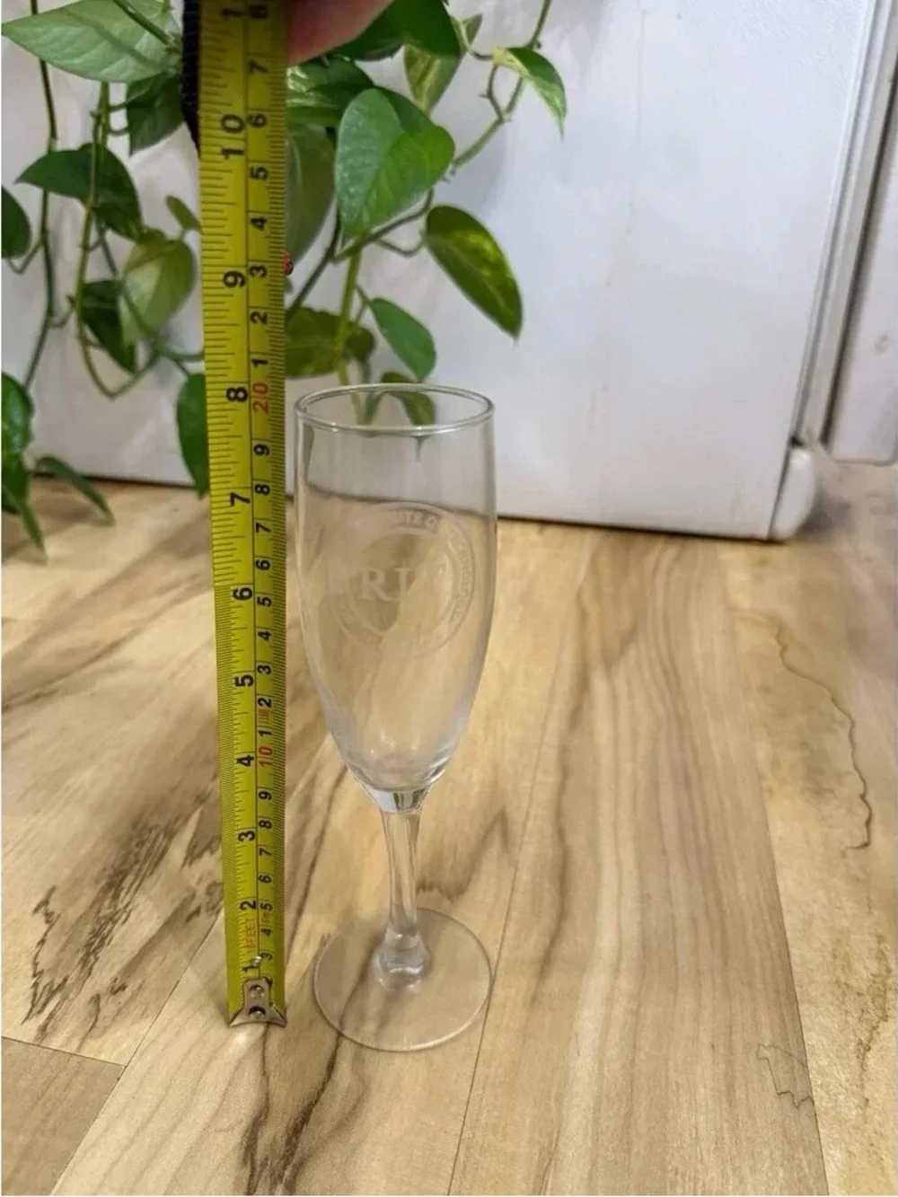 Clear Crystal Champagne Flute - Elegant Glass Stemware